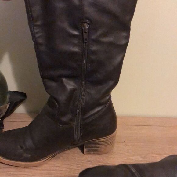 Rampage size 7.5 realto brown below knee to knee high boots - Picture 10 of 10